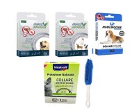 SET 2 COLLARI ANTIPARASSITARI PER CANI O GATTI VARI MODELLI A SCELTA + SPAZZOLA MORBIDA GD-1666 OMAGGIO