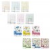 6+6 Asciugamani + Ospite in tinta unita fantasie assortite, 100% cotone, 2 modelli a scelta