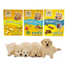 BISCOTTI PER CANI HAPPY LOVE PAW EMPIRE 100% MADE IN ITALY 300g VARI MODELLI A SCELTA