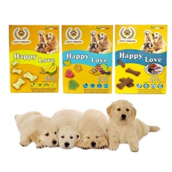 BISCOTTI PER CANI HAPPY LOVE PAW EMPIRE 100% MADE IN ITALY 300g VARI MODELLI A SCELTA