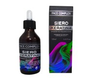 2x Siero Keratina Face Complex trattamento di bellezza per capelli rinforzante e nutriente 100ml 6m