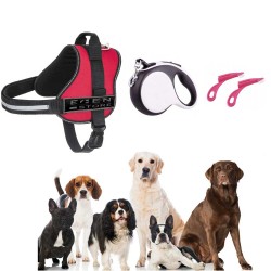 PETTORINA PER ANIMALI DOMESTICI SUPER COMFORT + GUINZAGLIO 3mt + 1 OMAGGIO SPAZZOLINO DOMESTICO