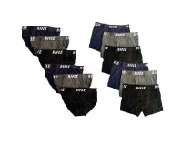 3 O 6 SLIP O BOXER DA UOMO UNDERWEAR IN COTONE MOD. RIFLE, DISPONIBILI IN 3 COLORI ASSORTITI IN VARIE TAGLIE
