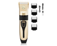 TOSATRICE RICARICABILE PER ANIMALI GD PET SHOP PROFESSIONAL, CON 4 PETTINI INTERCAMBIABILI