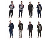 TUTA HOMEWEAR GIVOVA PER UOMO IN FRENCH TERRY PRIMAVERA / AUTUNNO, 4 MODELLI DISPONIBILI A SCELTA