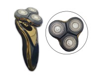 Rasoio elettrico da barba tre testine snodabili ricaricabile SD-678